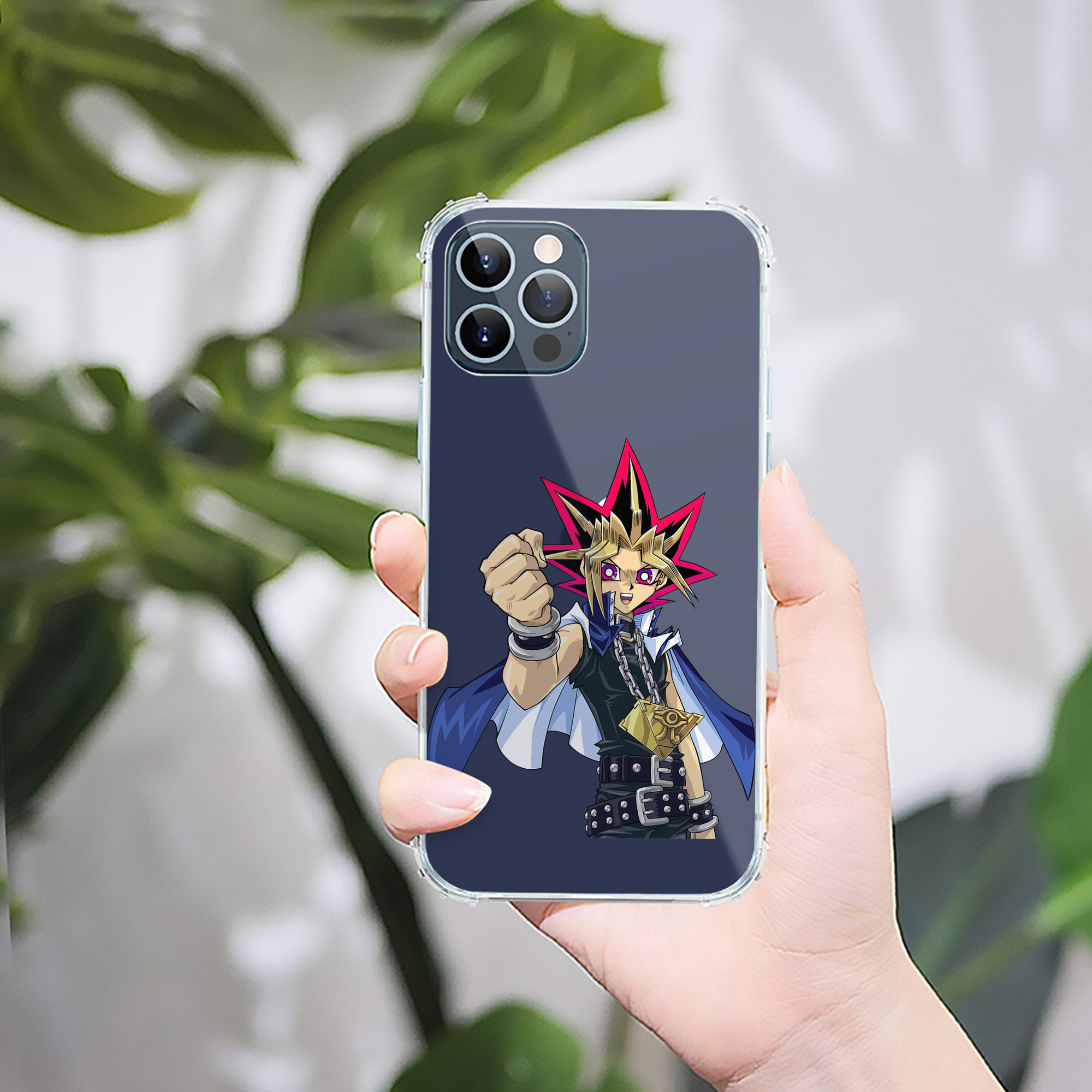 （画像用） 遊☆戯☆王 Yu-Gi-Oh! 【iPhone 12シリーズ対応】透明スマホケース（クリアソフトケース）